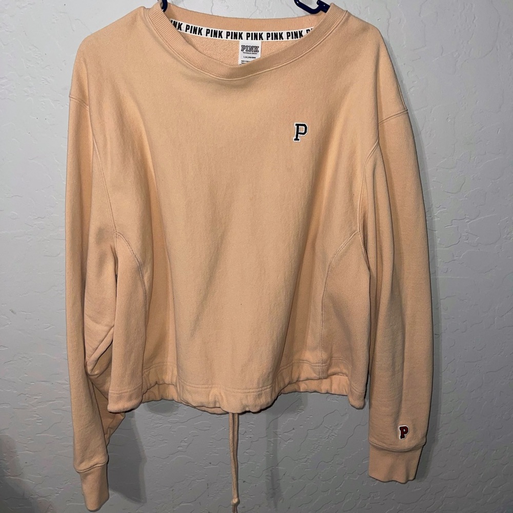 Victoria secret/pink peach cream sweater